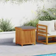 vidaXL Outdoor Cushion Box 60x50x61 cm Solid Wood Acacia