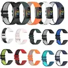 Silicone Watch Strap Two-colour Strap Wristband for Fitbit Charge 5/6 Accessory