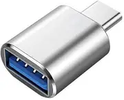 USB C to USB Adapter 3.1 Gen 2, tunghey 10Gbps USB to USB C Adapter, USB-C Male to USB 3.0 A Female USB 3.2 Type C OTG Converter for Mac-Book pro Laptop PC Silver