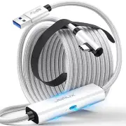 Link Cable with Charging 5M, Compatible with Oculus Meta Quest 3S/ 3/2/ Pro ...