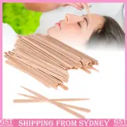 100PCS Wooden Waxing Wax Spread Spatula Sticks Body Hair Removal Disposable girl
