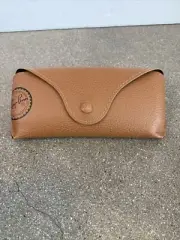 Rayban soft brown sunglass Case w. Cleaning Cloth