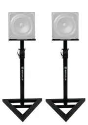 (2) Rockville Adjustable Studio Monitor Speaker Stands For Avantone Pro MixCube