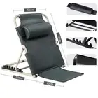 (dark Blue)Bed Backrest Multi Angle Adjustable Stable Suppport Foldable Bed ZK