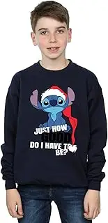 [Absolute Cult] Disney Boys Lilo & Stitch Just How Good Sweatshirt
