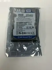 New Western Digital Scorpio Blue 250GB 5400RPM 2.5" SATA 3Gb/s HDD - WD2500BPVT