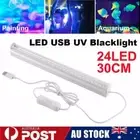 USB 24 Leds Ultraviolet Strip Tube Light Bar Club Party Lamp Blacklight UV LED