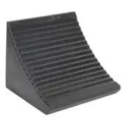 Heavy-Duty Rubber Wheel Chock 12kg - Single WC12 Sealey New