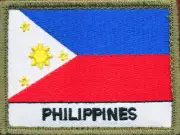 Phillipines Flag - USP Militaria Patch Patches