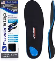 (A - M4-4.5 or W6-6.5) - Powerstep Protech Control Full Length Orthotics