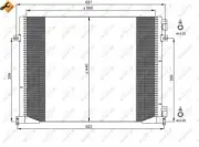 RTG Front Air Conditioning Condenser Fits Vauxhall Vivaro Renault Trafic