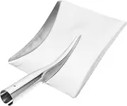 FUNOMOCYA Stainless Steel Square Head Shovel Winter Snow Shovel Rustless Dust Pan for Home Cleaning
