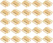 50Pcs Metal Tape Closures Waist Extender Hooks Eyes Clasps Sewing Garment Clasps