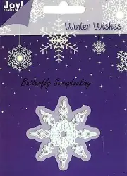 WINTER SNOWFLAKE Die Craft Steel Die Cutting Die by Joy! Crafts 6002/2018 New