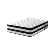 Dreamz Spring Mattress Bed Pocket Egg Crate Foam Medium Firm Super King 35CM