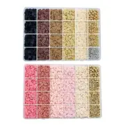 Clay Beads for Jewelry Making Bracelet Spacer Charm Beads DIY Craft 5 Colors