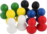 SUPVOX Wooden Chess Pieces Set Pcs Portable Mini Chess Board Game Pieces Checkers
