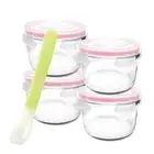 NEW Glasslock Baby Food Round Container Set 5pce