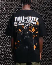 [GOAT CREW] Goat Crew X Call Of Duty Black Ops 6 Heavy T-shirt Black - Size XL XL Black