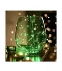 Apothecary & Co: 62 LED Light String, Battery-Powered, Timer: 10 Ft, Green