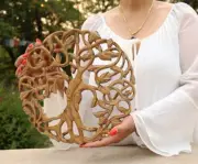 Handcrafted Wooden Celtic Tree Of Life Wall Art Decor Hanging