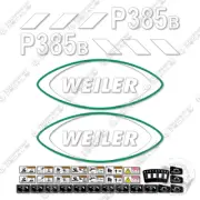 Fits Weiler P385B Decal Kit Paver - CUSTOM WHITE -7 YEAR OUTDOOR 3M VINYL!