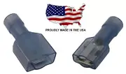 MVP 100 Sets Fully Insul Male & Female 1/4" Quick Connect Terminal TFF14N TFM14N