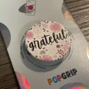 New POPSOCKET Phone Grip POPGRIP Swappable * GRATEFUL * For Smart Phone / Tablet