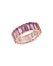 Bloomingdale's Fine Collection Pink Amethyst Eternity Band in 14K Rose Gold