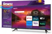 32 Inch Smart TV 720P HD TV with Voice Remote Customizable Home Screen FREESHIP
