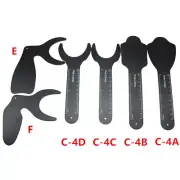 6Pc Dental High Quality Black Background Board Photo Contrast Photography 134 C°