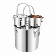 30L Water Distiller Home Brewing Kit Beer Alcohol Making Distillery Liquor Essential Oil Whiskey Distilling Equipment Stainless Steel with Thumper Keg