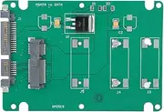 MSATA to HDD Enclosure,Mini PCI-E/MSATA to 2.5in Adapter Riser Card Hard Drive Disk Enclosure with 7mm Case