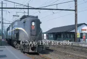 PRR Pennsylvania Railroad GG1 at Elizabeth, NJ LARGE Postcard - MINT!