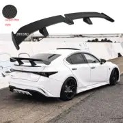 55"PRO Style Rear Trunk Spoiler Wing Carbon Fiber For Lexus IS300 250 RC350 RC F (for: Lexus)