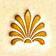 Craft Sha Leathercraft 11x11mm E318 Splash Border Pattern Custom Leather Stamp