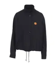 cropped tiger patch jacket S,L Black