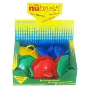 Original Nu Brush Assorted Box of 12 Softly Comb Removes Dandruff Dead Skin