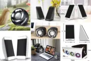 Speaker PC Mini Boxing Speaker Stereo Multimedia USB 3.5 Chinch Jack 600W
