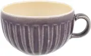 Koyo Pottery 20326 Soup Cup Soup Bowl Bowl, Japanese Tableware, Stylish, Fine Shredded Soup, Purple, 10.1 fl oz (310 cc), Ceramic, Made in Japan