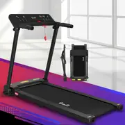 45cm Belt Everfit Electric Treadmill Home Gym Fitness Foldable Black