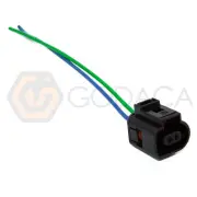 1x Connector 2-way 2 pin for Audi Temperature Sensor 1J0 973 702