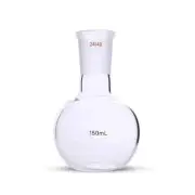 150ml 24/40 1-neck Flat Bottom Glass Flask Single Neck Lab Chemistry Bottle