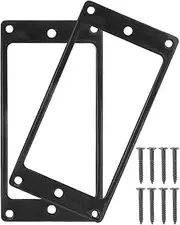 Kisangel 2 sets Metal Pickup Frames for Electric Guitar of Durable Pickup Covering Rings Easy Installation Compatibility Enhanced Sound Clarity and Accuracy