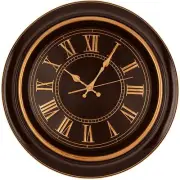 Large Wall Clock 18 Quality Quartz Silent Non Ticking Battery Roman Numerals