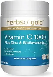 Herbs of Gold Vitamin C 1000, 120 Tablets