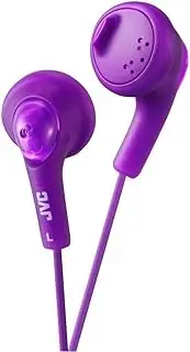 [JVC] Gumy in-Ear Wired Headphones Earphones Compatible with iPod, iPhone, Samsung - Purple