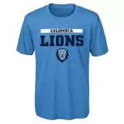 Outerstuff Columbia Lions NCAA Youth (8-20) Short Sleeve Dri-Tek Tee, Light Blue