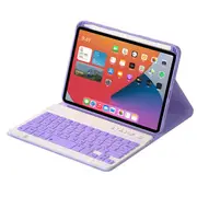 Catzon iPad Mini 6 Keyboard Case Slim Shell Lightweight Case With Magnetic Wireless Keyboard-Light Purple