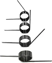 V-Spring,Torsion Spring,10pcs V-Type Spring Torsion Spring Wire Diameter 2.5mm Outer Diameter 12-30mm Torsion Spring Angle 180/120/90/60 Degree (Color : 2.5x25mm 3 Laps (180 Degrees))